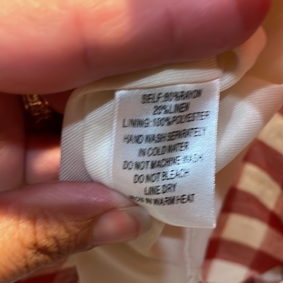 Cotton Candy LA Red Gingham Check Cut Out Dress S - Picture 6 of 7